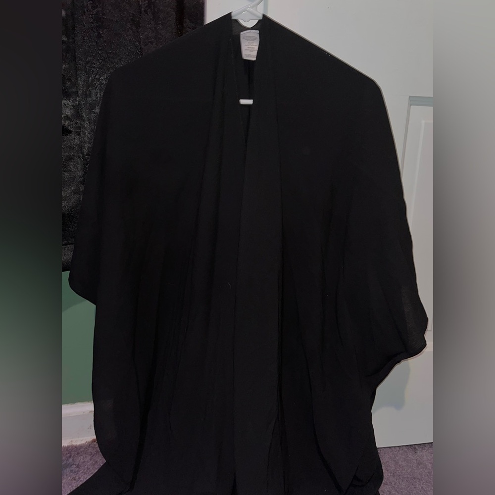 Time and Tru Black Shawl